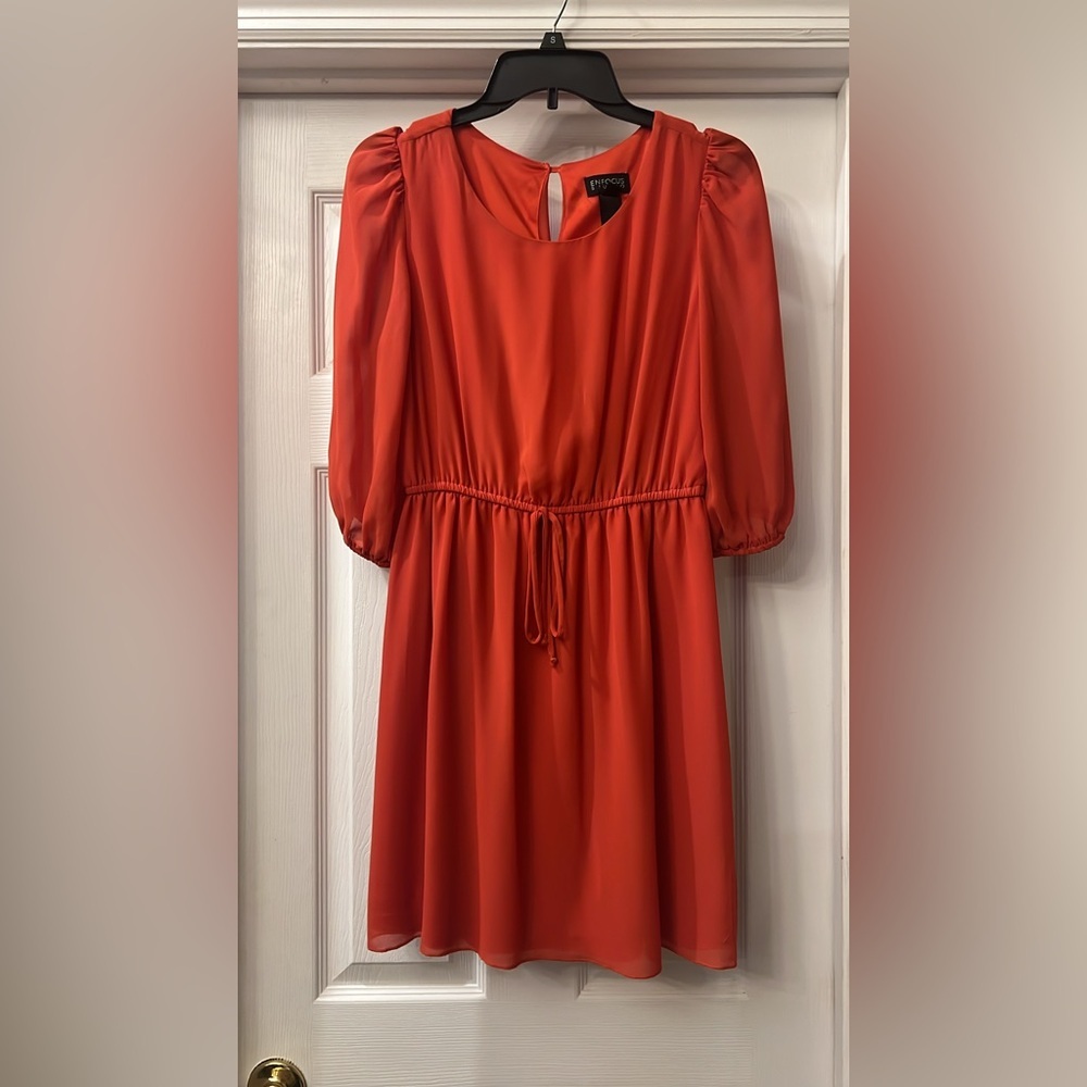 Enfocus Studio size small burnt orange dress